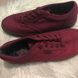 Maroon vans